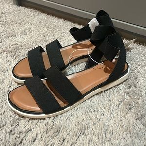 Target a new day strappy sandals. Brand new with tags. Size 9.5.